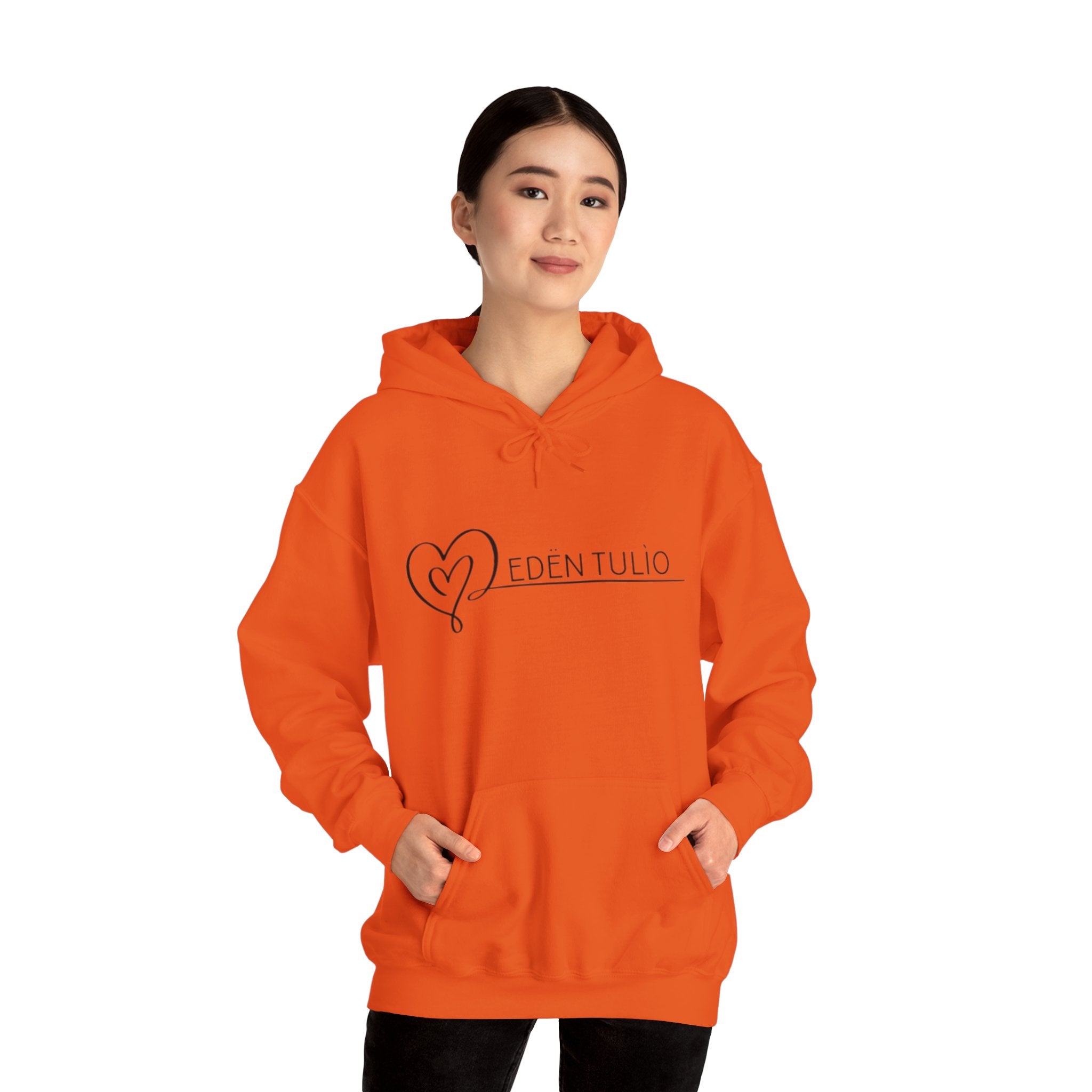 Sweat-shirt à Capuche Unisexe signature Eden Tulio - Mélange Coton/Polyester, Confort, Style et Personnalisable
