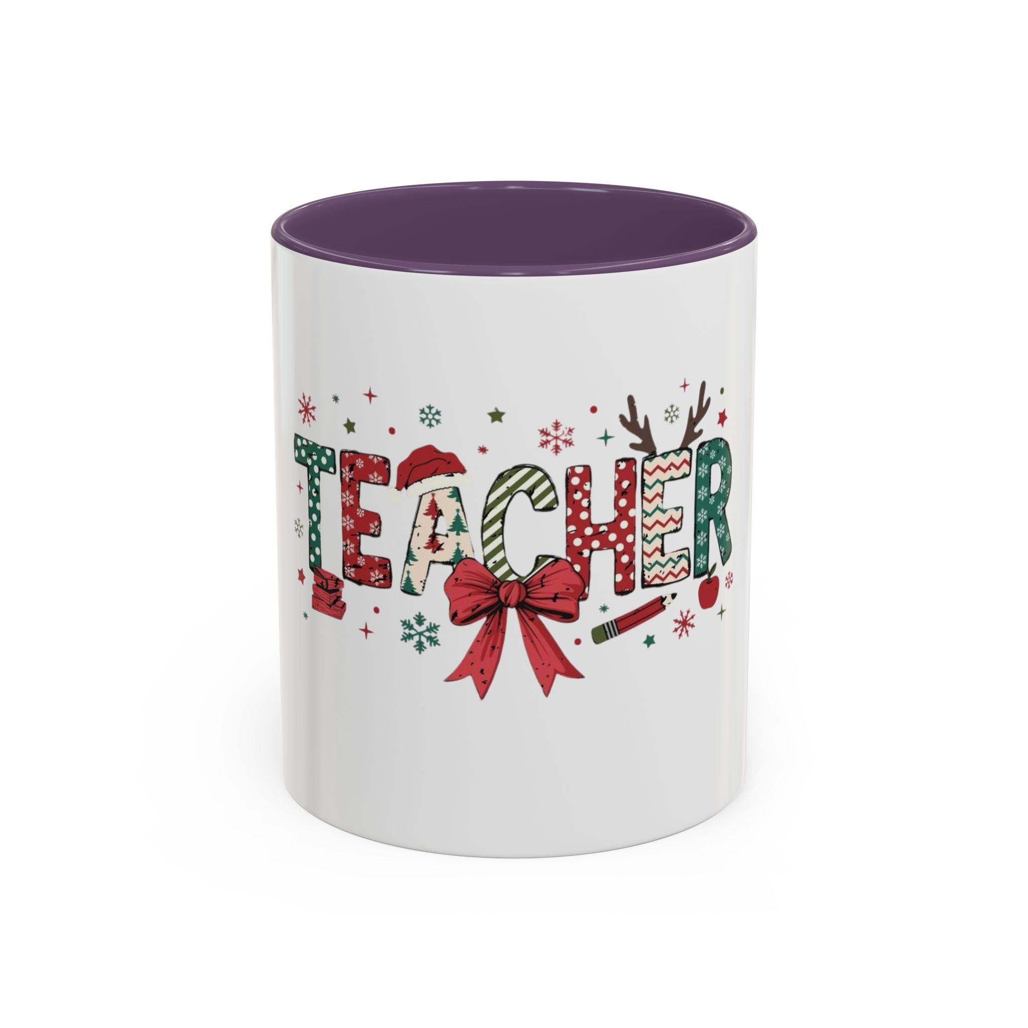 Tasse de Noël teacher en ceramic , Mug (11, 15oz)