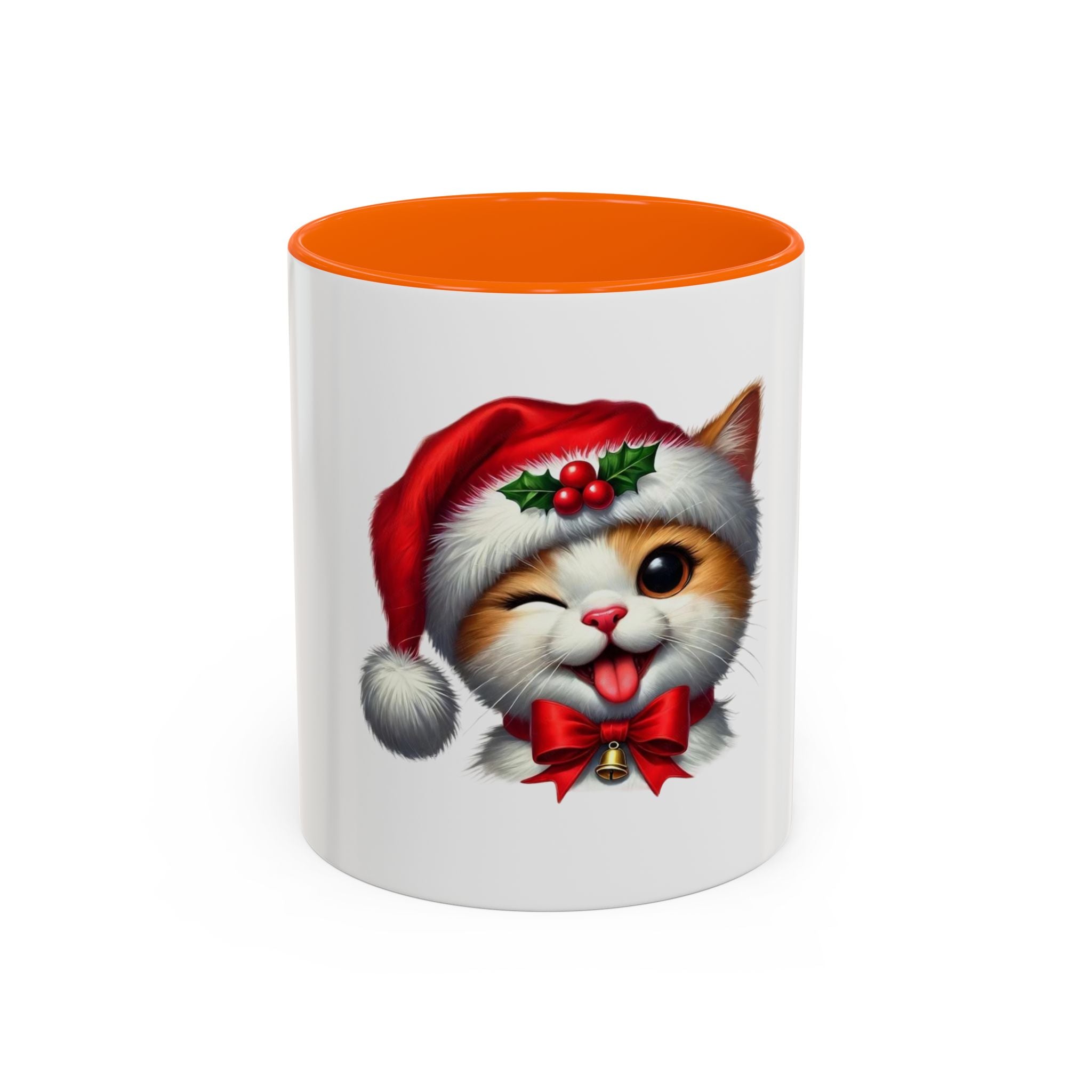 Tasse en Céramique Accentuée chaton - 11 oz & 15 oz, Poignée Ergonomique, Sans Plomb & BPA