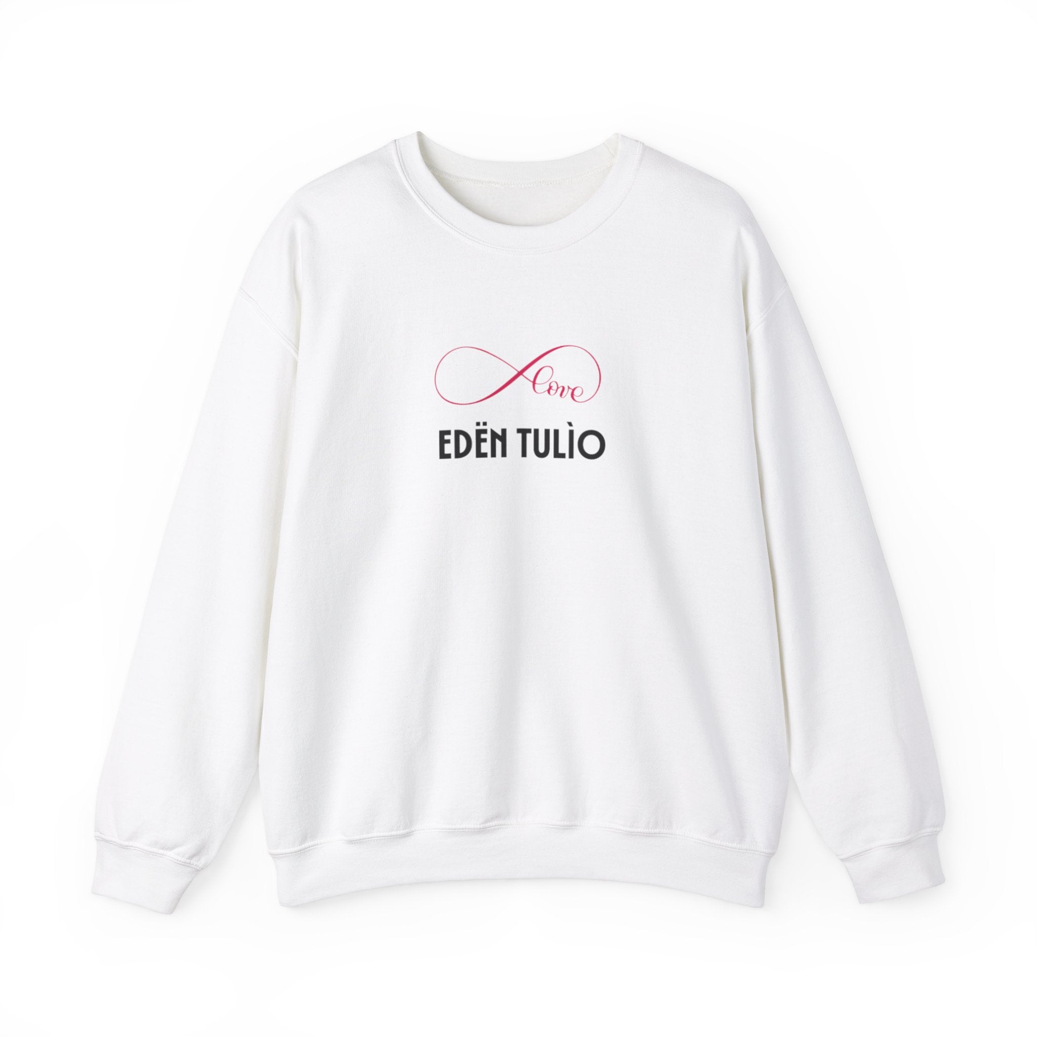 Sweat-shirt à Col rond infinity Unisexe en Mélange Épais