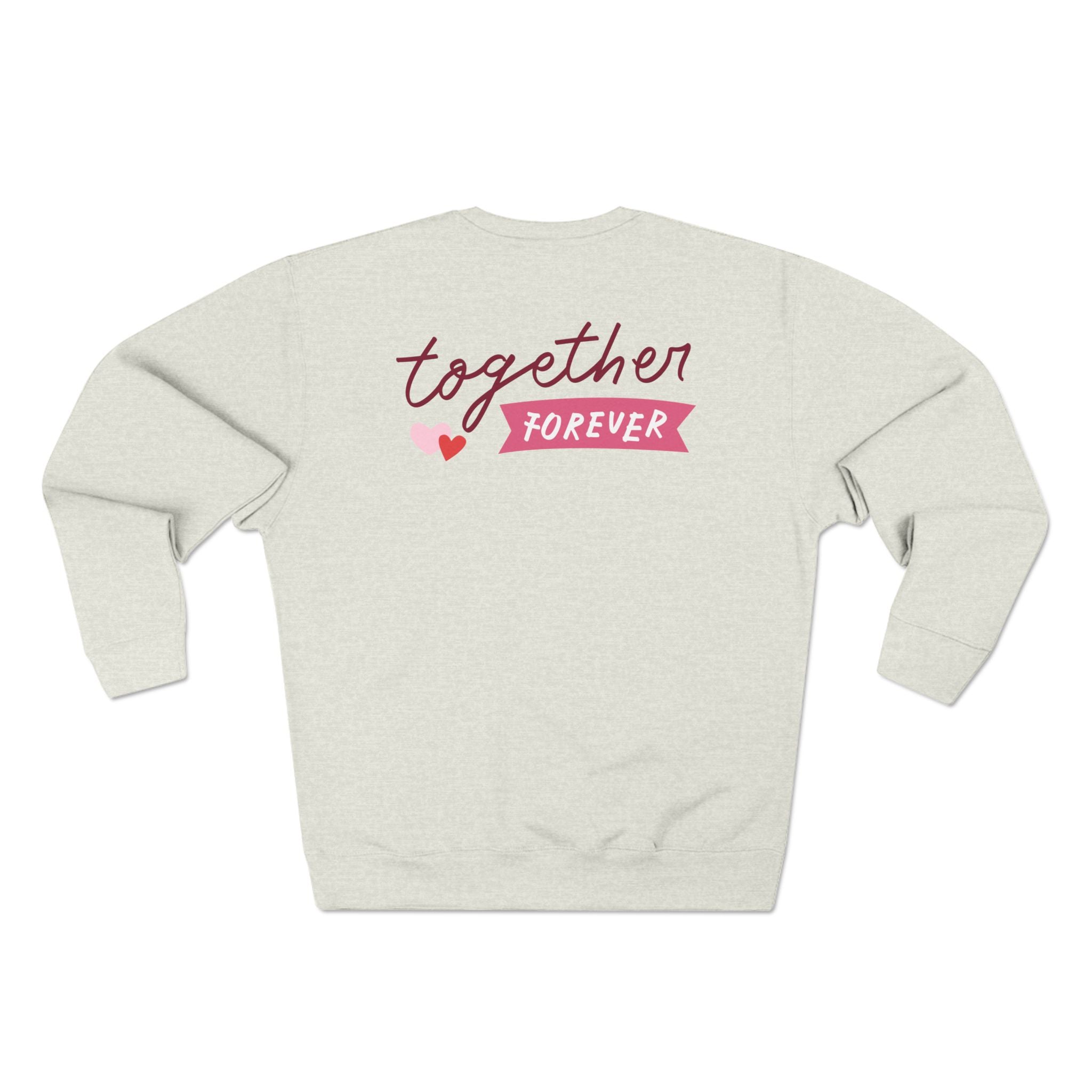 Motivational Crewneck Sweatshirt - Dream Big Positive Vibes, Gift for Him Her, Cozy Apparel Together Forever, Inspirational Jumper, Unisex