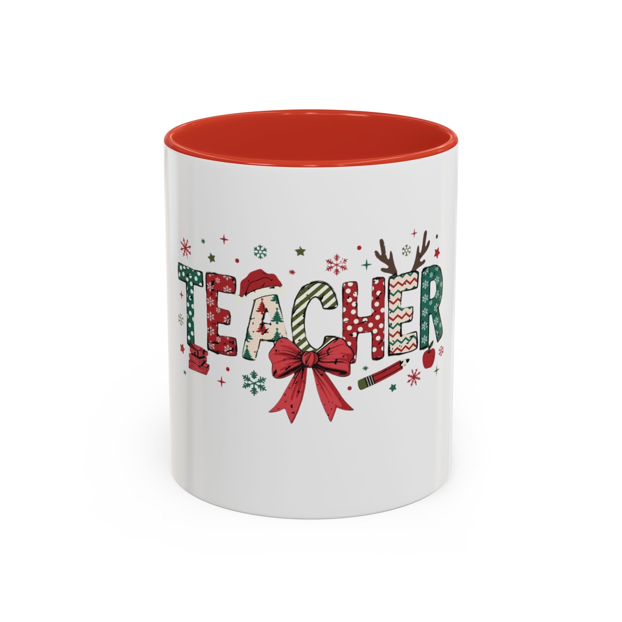 Tasse de Noël teacher en ceramic , Mug (11, 15oz)