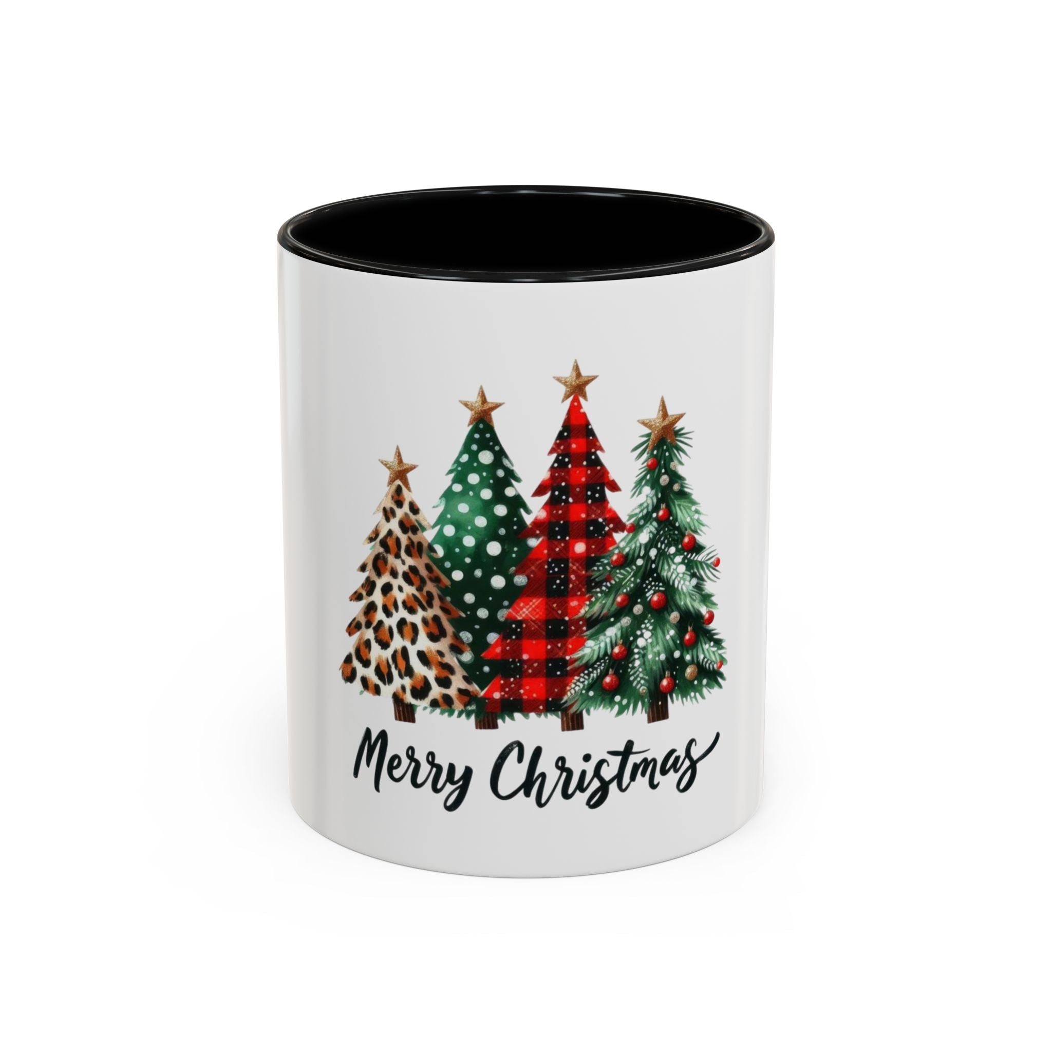 Tasse de noel en Céramique Accentuée - 11 oz & 15 oz, Poignée Ergonomique, Sans Plomb & BPA