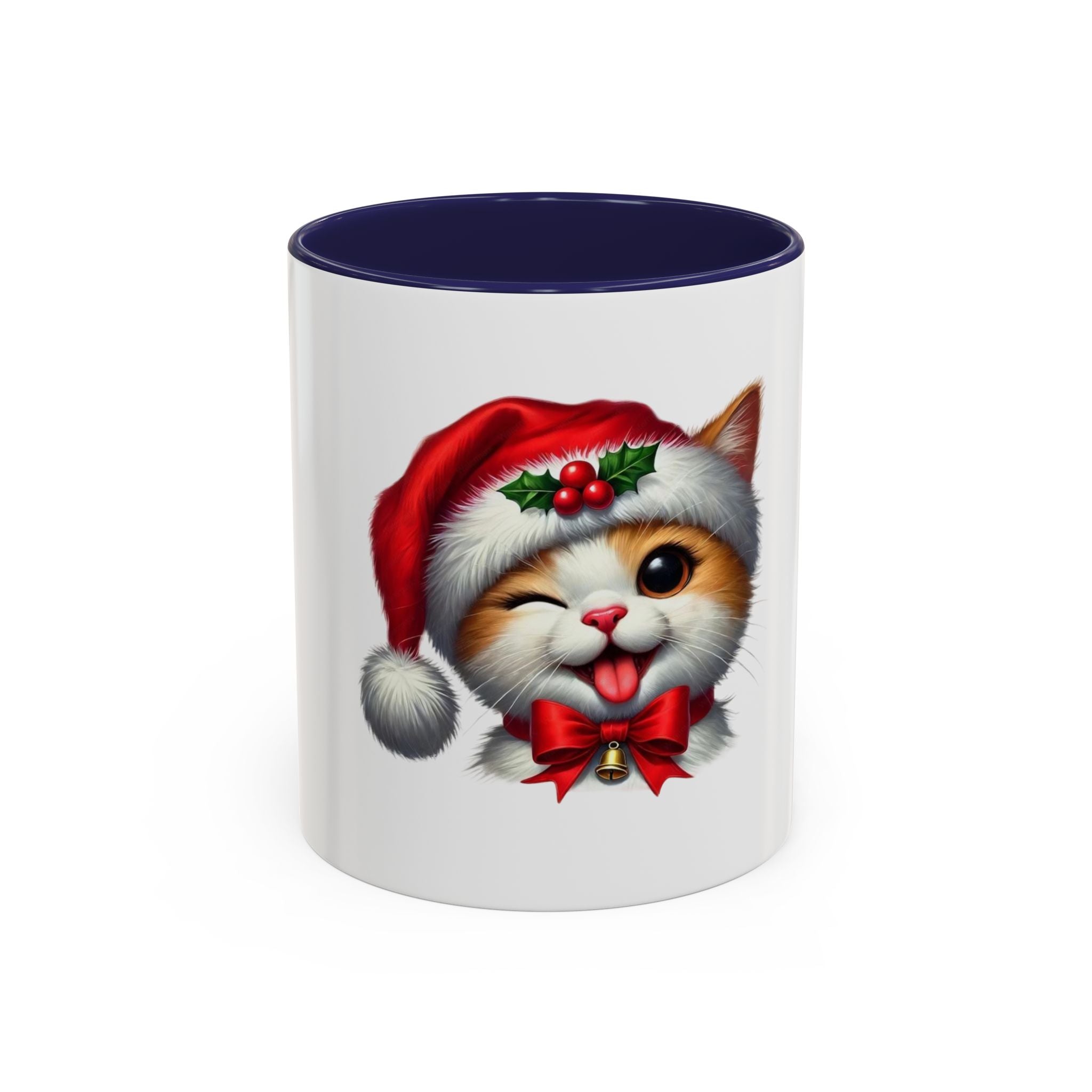 Tasse en Céramique Accentuée chaton - 11 oz & 15 oz, Poignée Ergonomique, Sans Plomb & BPA