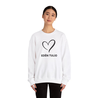 Sweat-shirt Ras du Cou  Eden Tulio Unisexe en Mélange Épais