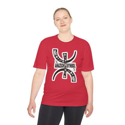 Amazigh Symbol Athletic Tee - Gift for Adventurers