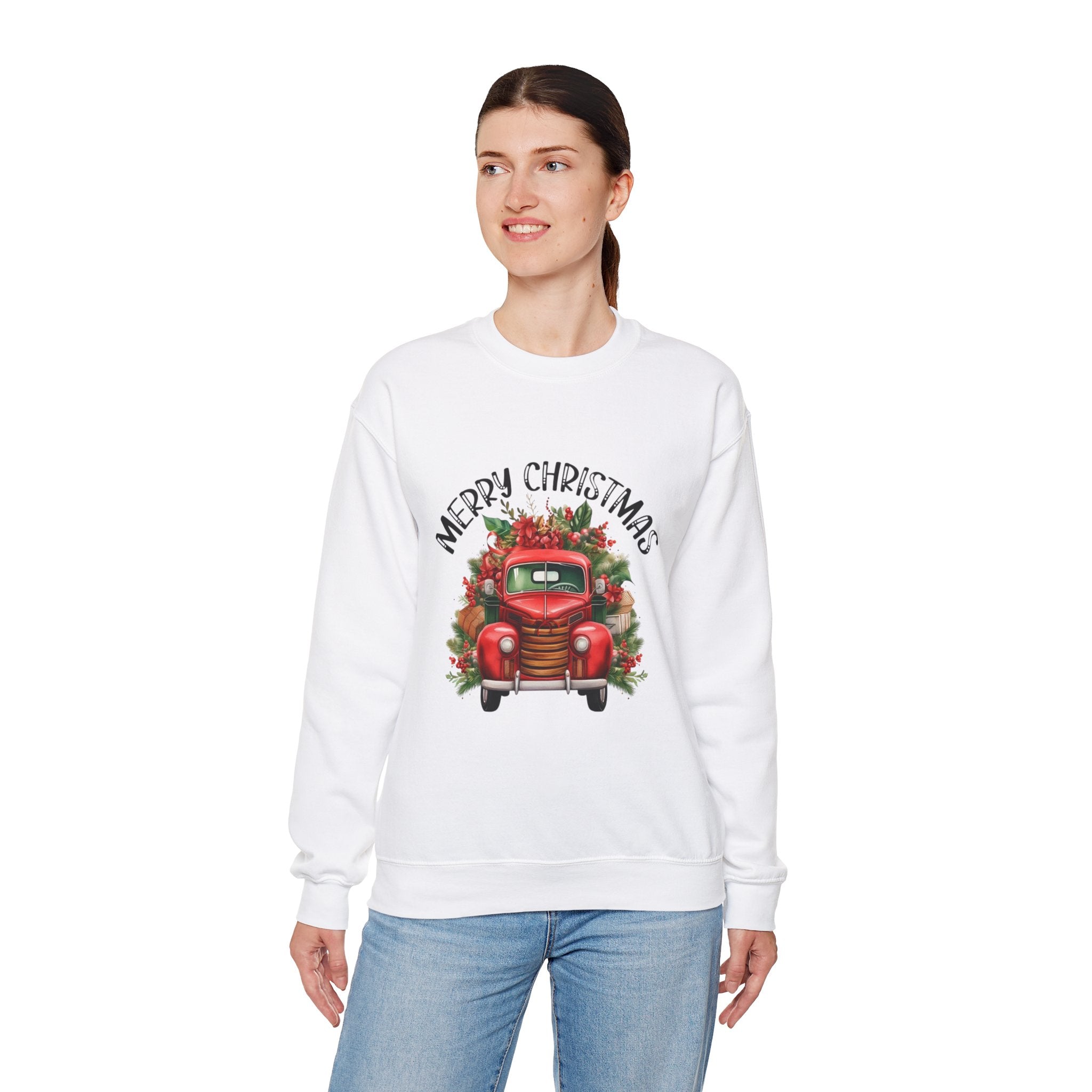 Sweat-shirt de Noël, pull de Noël, pull ras du cou de Noël, sweat-shirt merry christmas de Noël,  sweat-shirt d&