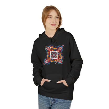 Colorful KABYLE Pattern Hoodie - Cozy Unisex Sweatshirt, Artsy Casual Wear, Perfect Gift for Art Lovers, Everyday Fashion