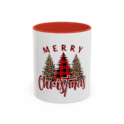 Tasse en Céramique Accentuée  sapin de noel - 11 oz &amp; 15 oz, Poignée Ergonomique, Sans Plomb &amp; BPA