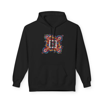 Colorful KABYLE Pattern Hoodie - Cozy Unisex Sweatshirt, Artsy Casual Wear, Perfect Gift for Art Lovers, Everyday Fashion