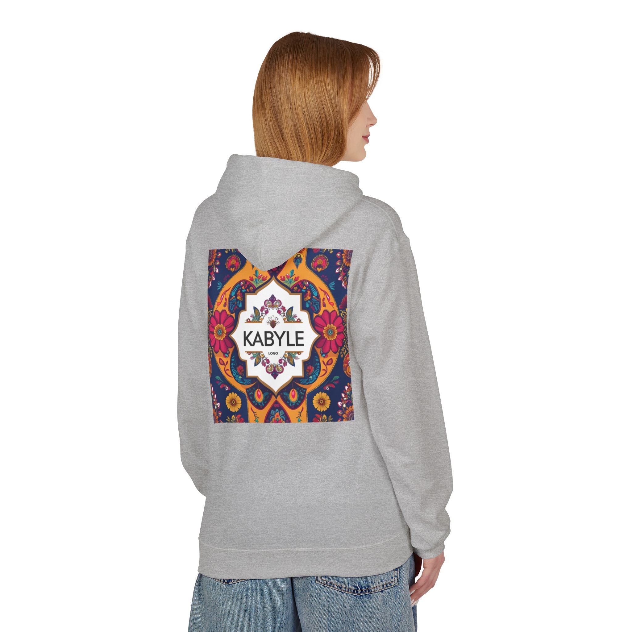 Colorful KABYLE Pattern Hoodie - Cozy Unisex Sweatshirt, Artsy Casual Wear, Perfect Gift for Art Lovers, Everyday Fashion