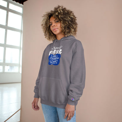Friendship Champion Hoodie - Motivational Sweatshirt, Gifts for Birthday, Cozy Casual Wear, Celebration, Affirmation Apparel, Best Friend