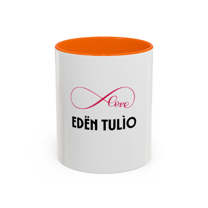 Tasse en Céramique Accentuée INFINI - 11 oz &amp; 15 oz, Poignée Ergonomique, Sans Plomb &amp; BPA