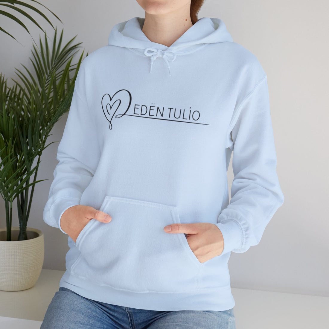 Sweat-shirt à Capuche Unisexe signature Eden Tulio  - Mélange Coton/Polyester, Confort, Style et Personnalisable