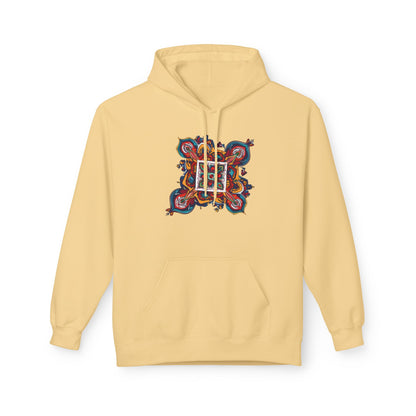 Colorful KABYLE Pattern Hoodie - Cozy Unisex Sweatshirt, Artsy Casual Wear, Perfect Gift for Art Lovers, Everyday Fashion