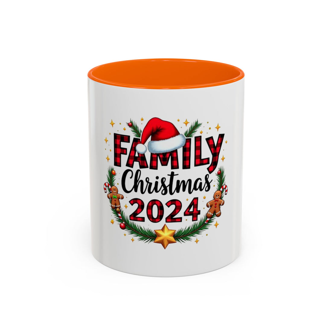 Tasse en Céramique Accentuée famille - 11 oz &amp; 15 oz, Poignée Ergonomique, Sans Plomb &amp; BPA