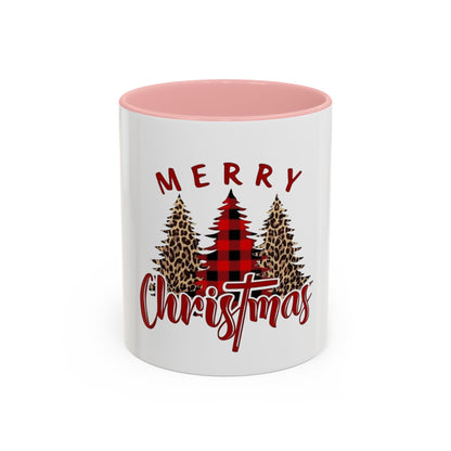 Tasse en Céramique Accentuée  sapin de noel - 11 oz &amp; 15 oz, Poignée Ergonomique, Sans Plomb &amp; BPA