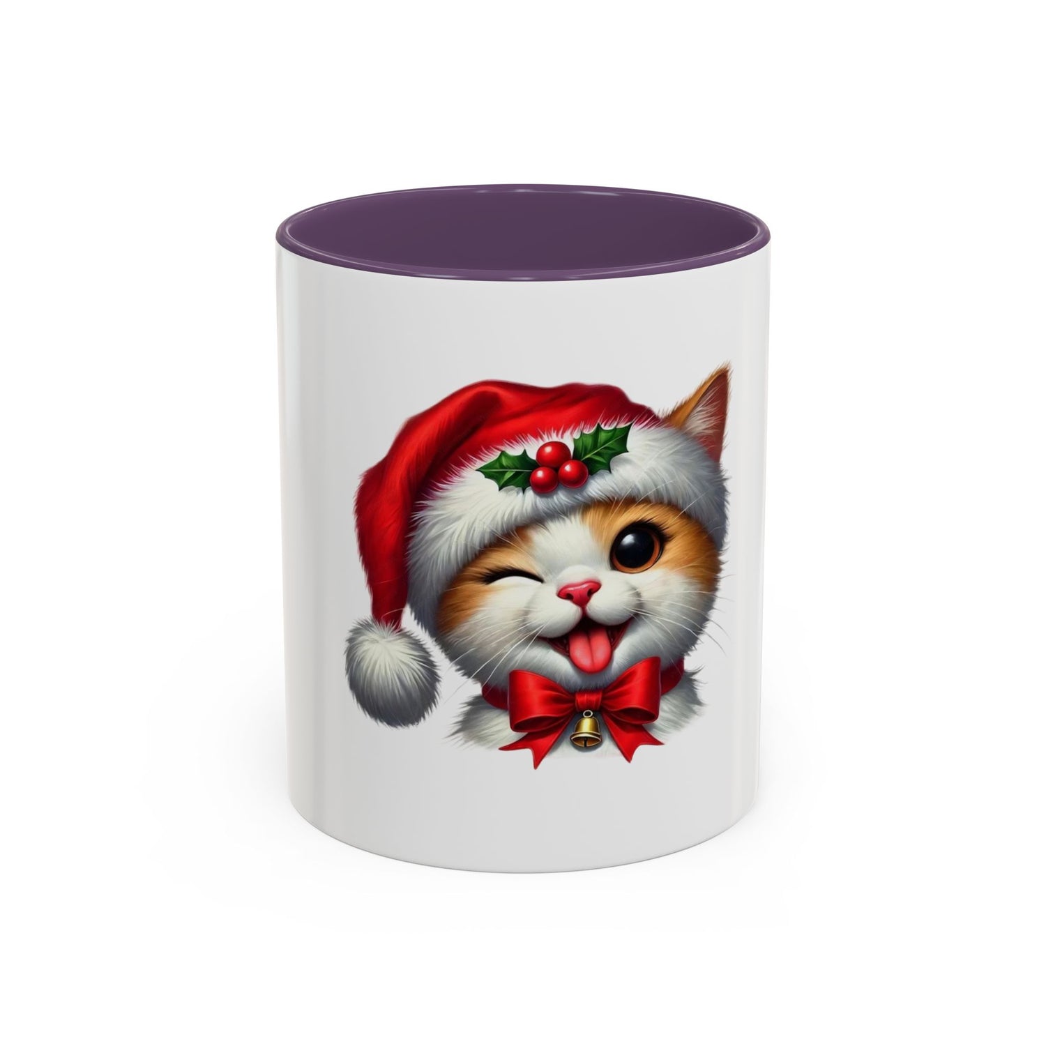 Tasse en Céramique Accentuée chaton  - 11 oz &amp; 15 oz, Poignée Ergonomique, Sans Plomb &amp; BPA