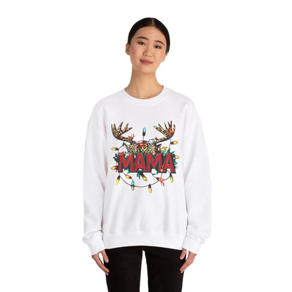 Sweat-shirt de Noël, pull de Noël, pull ras du cou de maman de Noël, sweat-shirt mama de Noël,  sweat-shirt d&