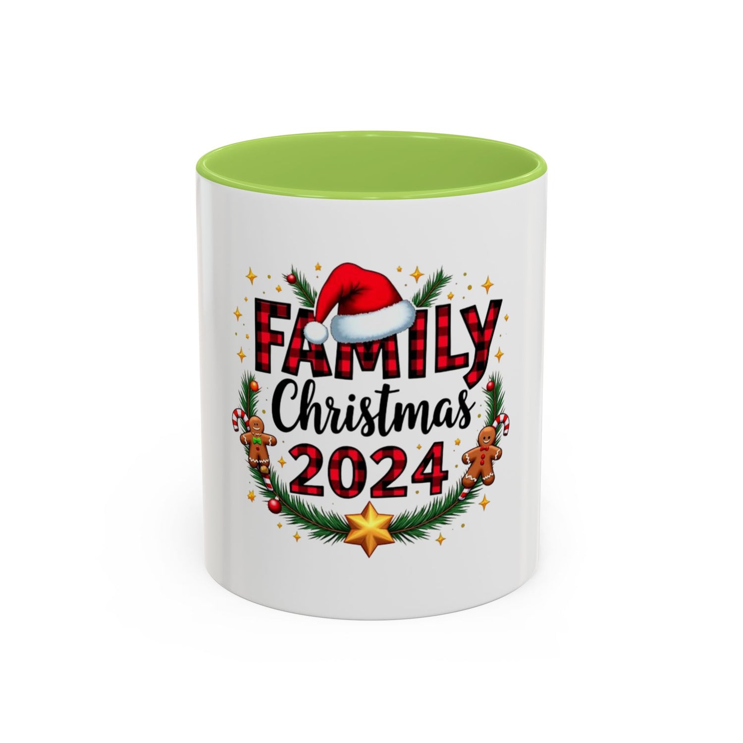 Tasse en Céramique Accentuée famille - 11 oz &amp; 15 oz, Poignée Ergonomique, Sans Plomb &amp; BPA
