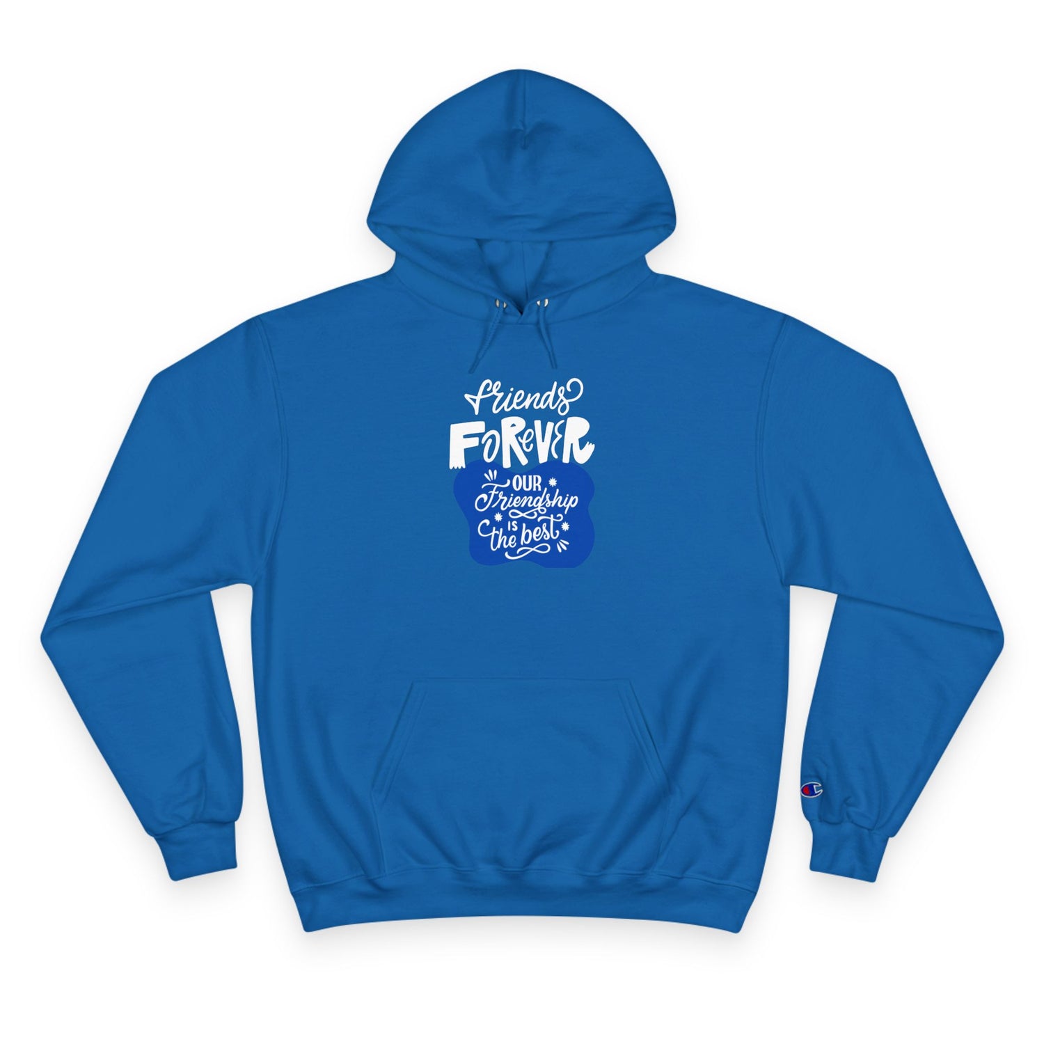 Friendship Champion Hoodie - Motivational Sweatshirt, Gifts for Birthday, Cozy Casual Wear, Celebration, Affirmation Apparel, Best Friend