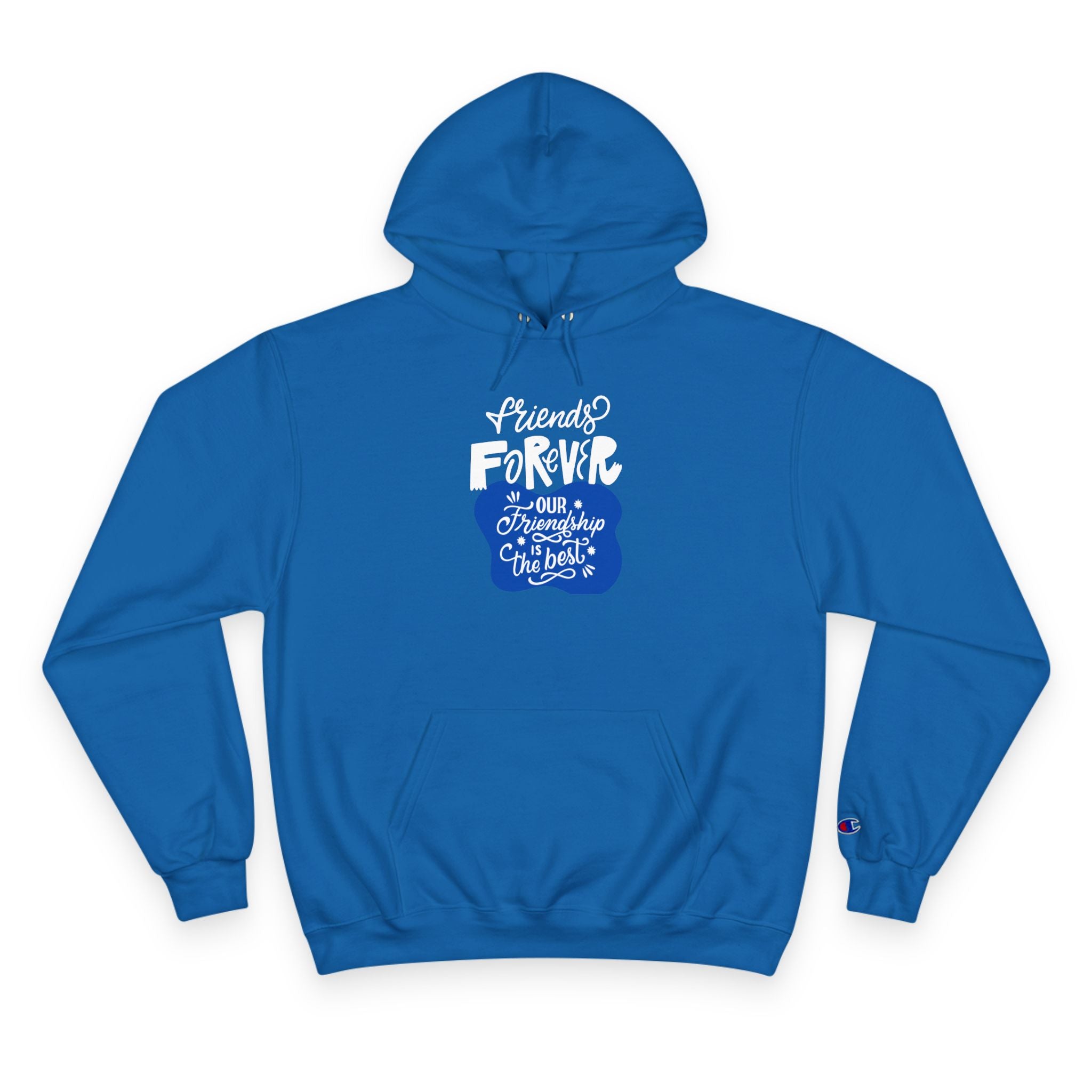 Friendship Champion Hoodie - Motivational Sweatshirt, Gifts for Birthday, Cozy Casual Wear, Celebration, Affirmation Apparel, Best Friend