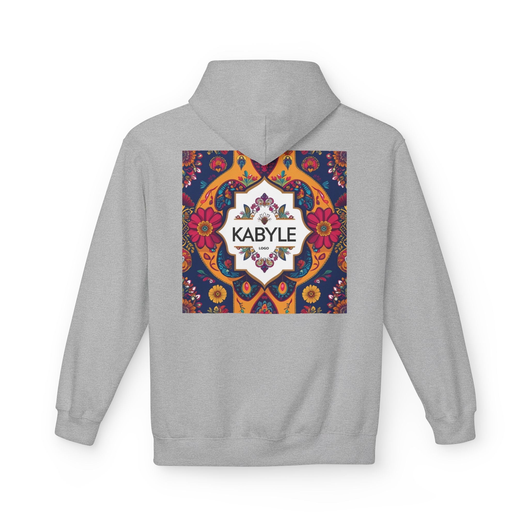 Colorful KABYLE Pattern Hoodie - Cozy Unisex Sweatshirt, Artsy Casual Wear, Perfect Gift for Art Lovers, Everyday Fashion