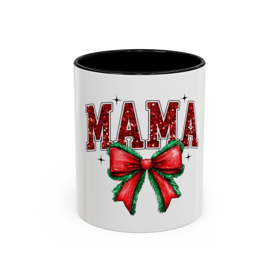 Tasse en Céramique Accentuée Mama - 11 oz &amp; 15 oz, Poignée Ergonomique, Sans Plomb &amp; BPA