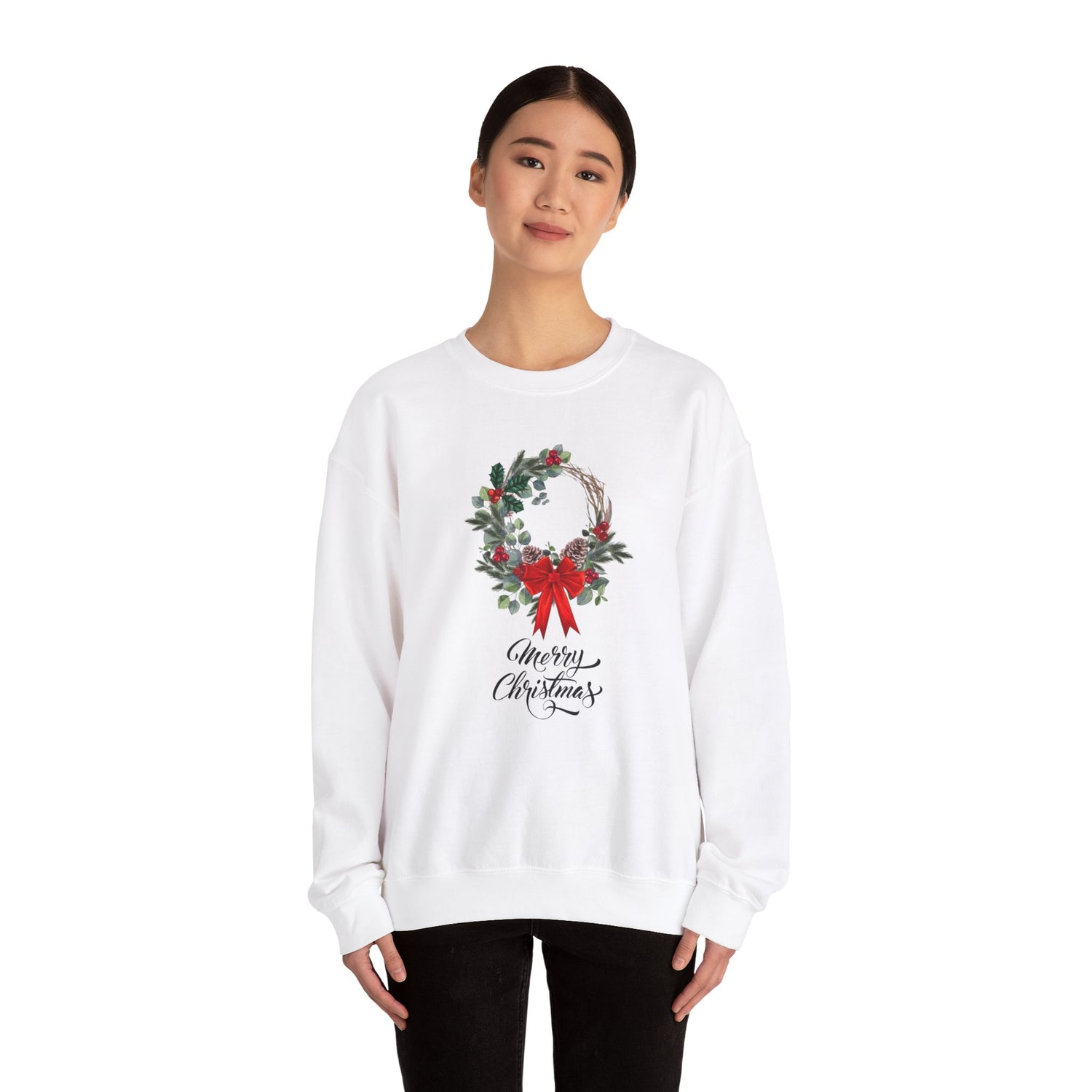 sweat-shirt unisexe à col rond  parfait pour toutes les situations. Fabriqué à partir d’un mélange de coton et de polyester de poids moyen,  combinaison idéale de confort