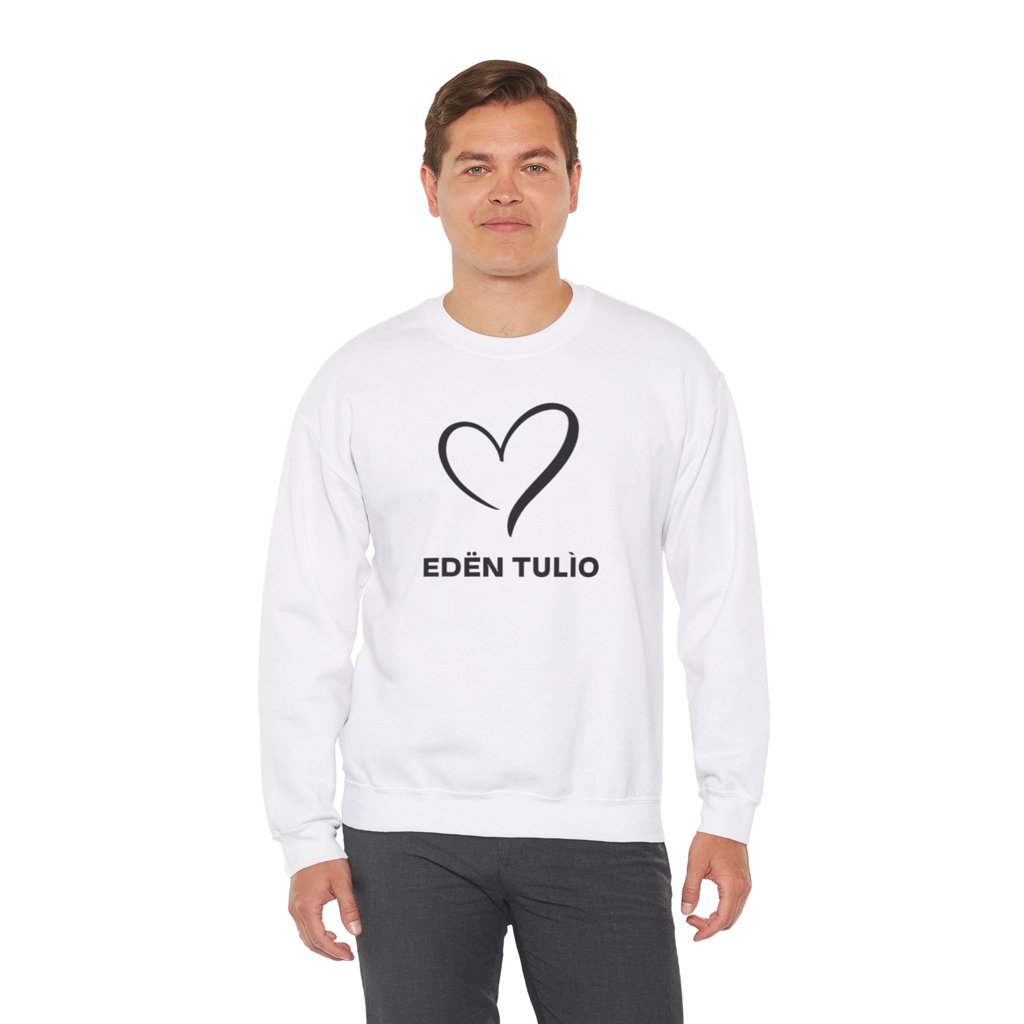Sweat-shirt Ras du Cou  Eden Tulio Unisexe en Mélange Épais