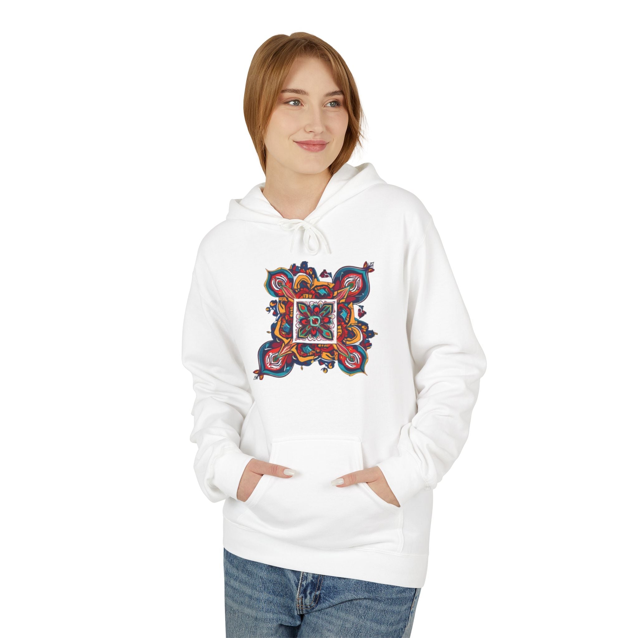 Colorful KABYLE Pattern Hoodie - Cozy Unisex Sweatshirt, Artsy Casual Wear, Perfect Gift for Art Lovers, Everyday Fashion