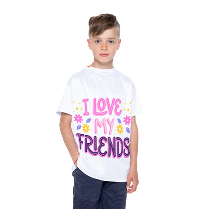 Kids Sports Tee, Fun Playful Graphic T-Shirt for Active Children, Unique Birthday Gift, Positive Affirmation Shirt, Boys Girls Athletic Top