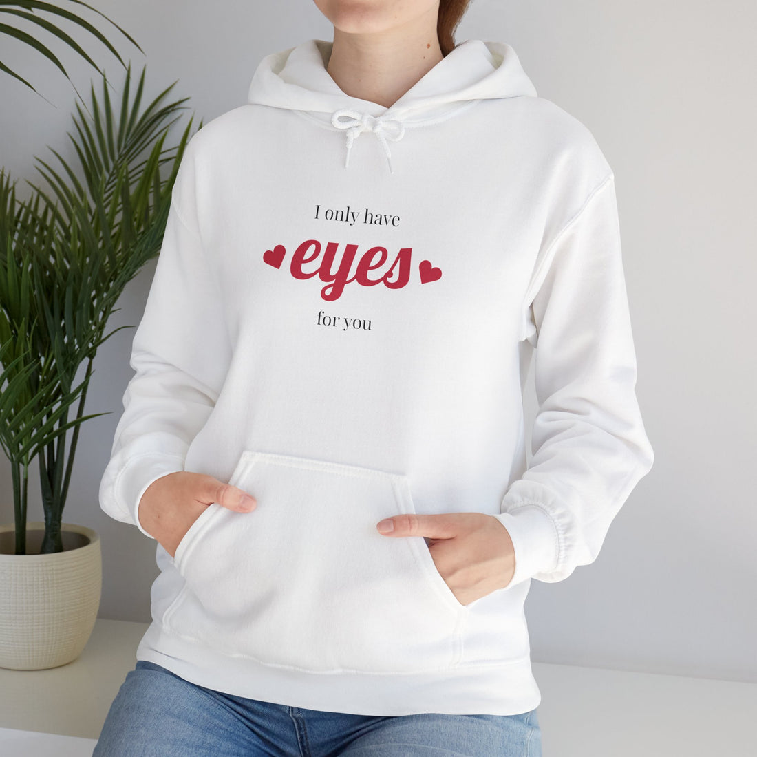 Sweat-shirt à Capuche Unisexe - Mélange Coton/Polyester, Poche Kangourou eyes