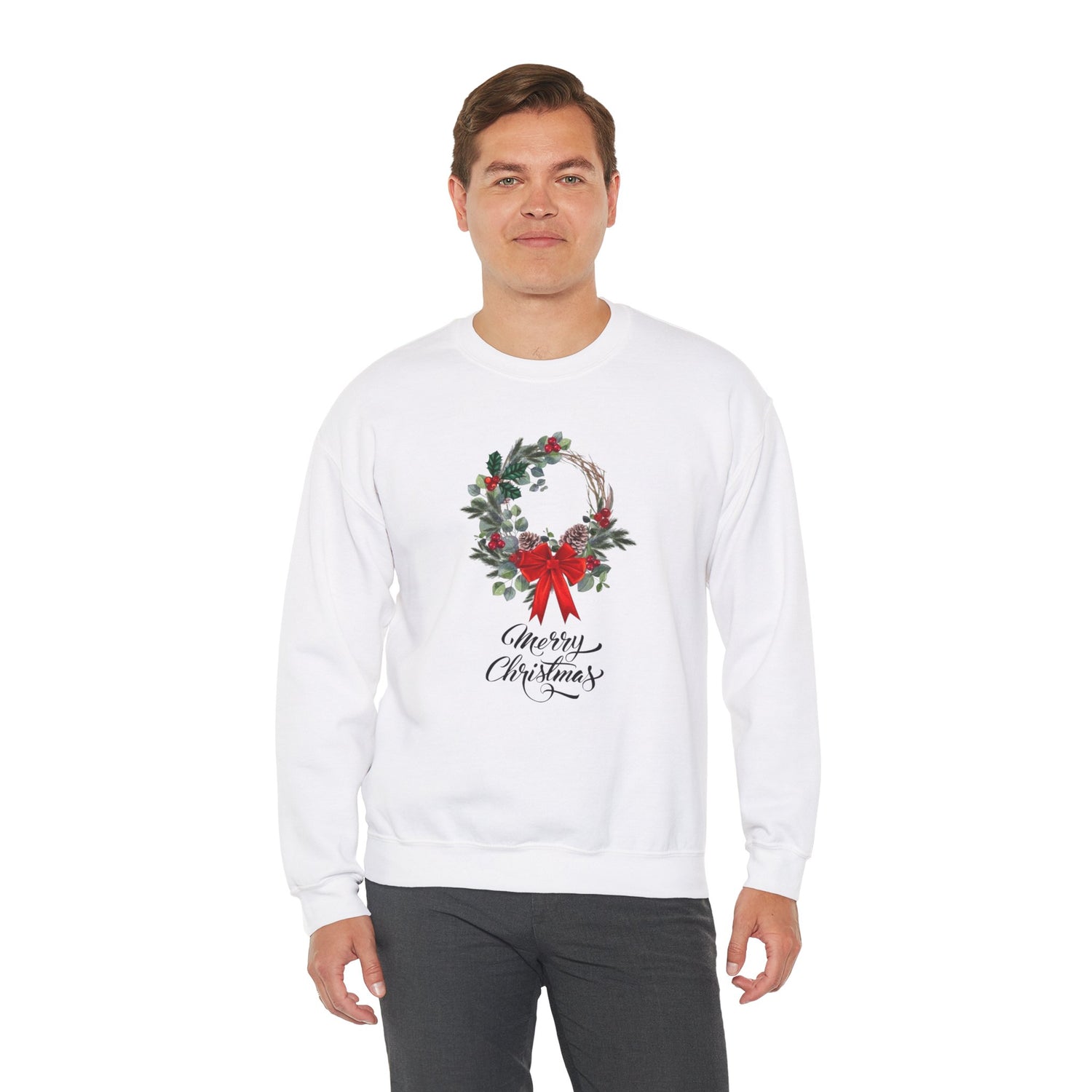 sweat-shirt unisexe à col rond  parfait pour toutes les situations. Fabriqué à partir d’un mélange de coton et de polyester de poids moyen,  combinaison idéale de confort