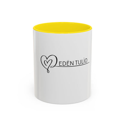 Tasse en Céramique avec Poignée Ergonomique - Disponible en 11 oz et 15 oz, Couleurs Contrastées, Sans Plomb ni BPA