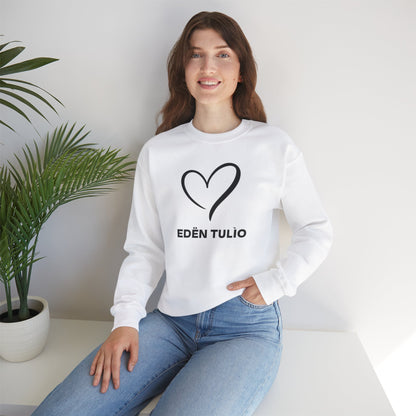Sweat-shirt Ras du Cou  Eden Tulio Unisexe en Mélange Épais