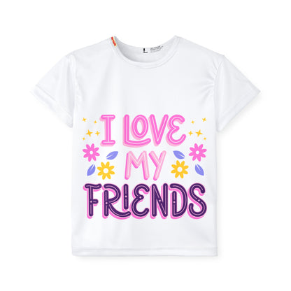 Kids Sports Tee, Fun Playful Graphic T-Shirt for Active Children, Unique Birthday Gift, Positive Affirmation Shirt, Boys Girls Athletic Top