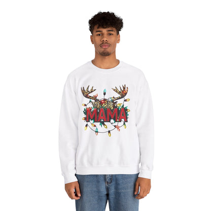 Sweat-shirt de Noël, pull de Noël, pull ras du cou de maman de Noël, sweat-shirt mama de Noël,  sweat-shirt d&