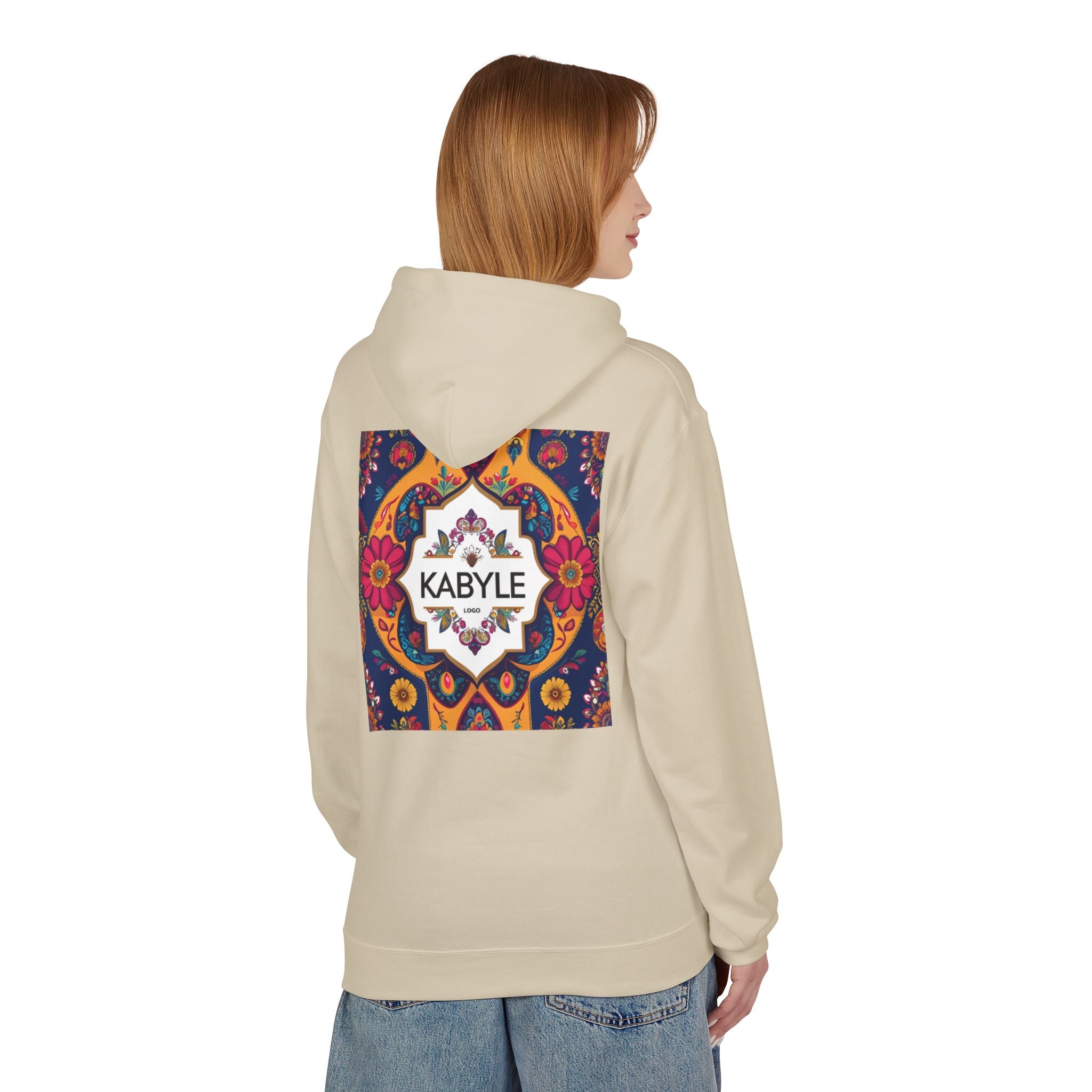 Colorful KABYLE Pattern Hoodie - Cozy Unisex Sweatshirt, Artsy Casual Wear, Perfect Gift for Art Lovers, Everyday Fashion