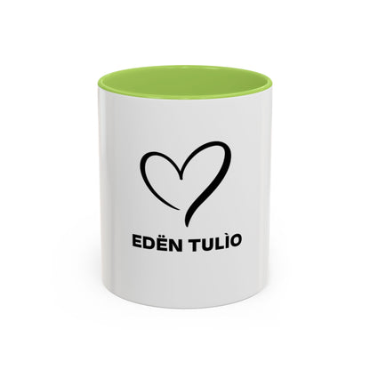 Tasse en Céramique Accentuée EDEN TULIO - 11 oz &amp; 15 oz, Poignée Ergonomique, Sans Plomb &amp; BPA