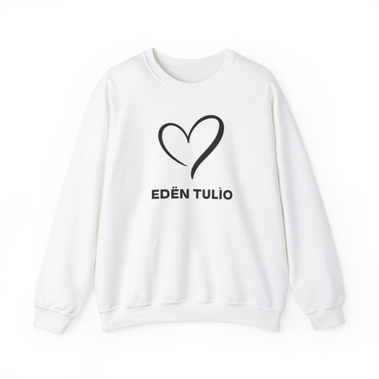 Sweat-shirt Ras du Cou  Eden Tulio Unisexe en Mélange Épais