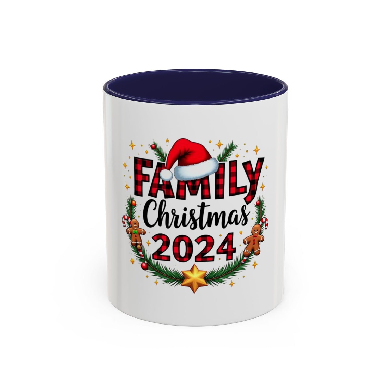 Tasse en Céramique Accentuée famille - 11 oz &amp; 15 oz, Poignée Ergonomique, Sans Plomb &amp; BPA