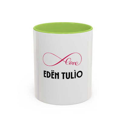 Tasse en Céramique Accentuée INFINI - 11 oz &amp; 15 oz, Poignée Ergonomique, Sans Plomb &amp; BPA