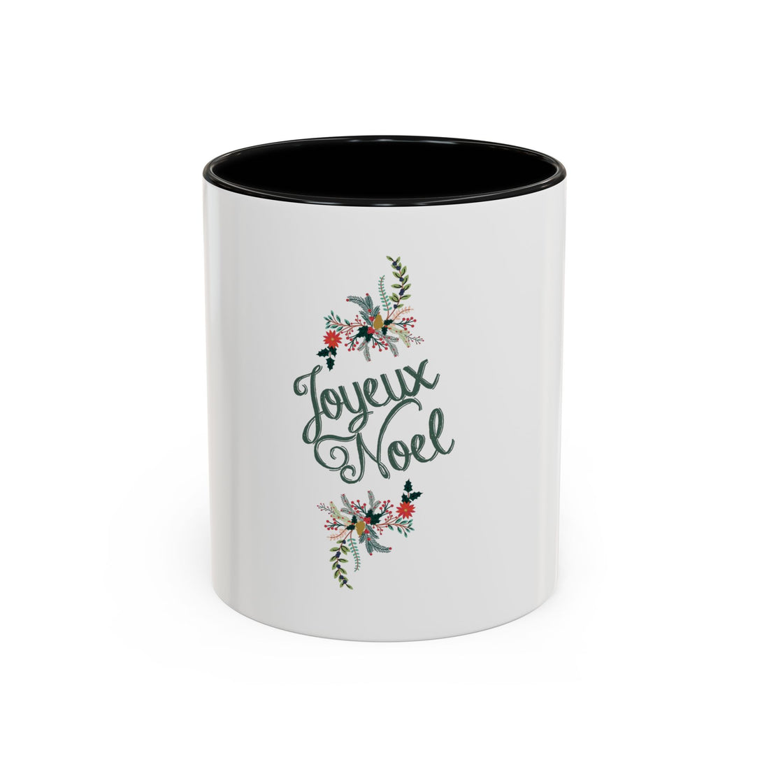 Tasse en Céramique Accentuée joyeux noel  - 11 oz &amp; 15 oz, Poignée Ergonomique, Sans Plomb &amp; BPA