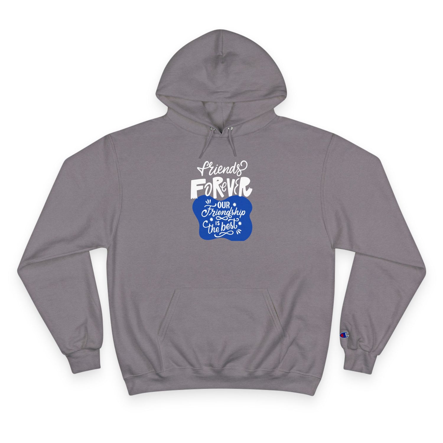 Friendship Champion Hoodie - Motivational Sweatshirt, Gifts for Birthday, Cozy Casual Wear, Celebration, Affirmation Apparel, Best Friend