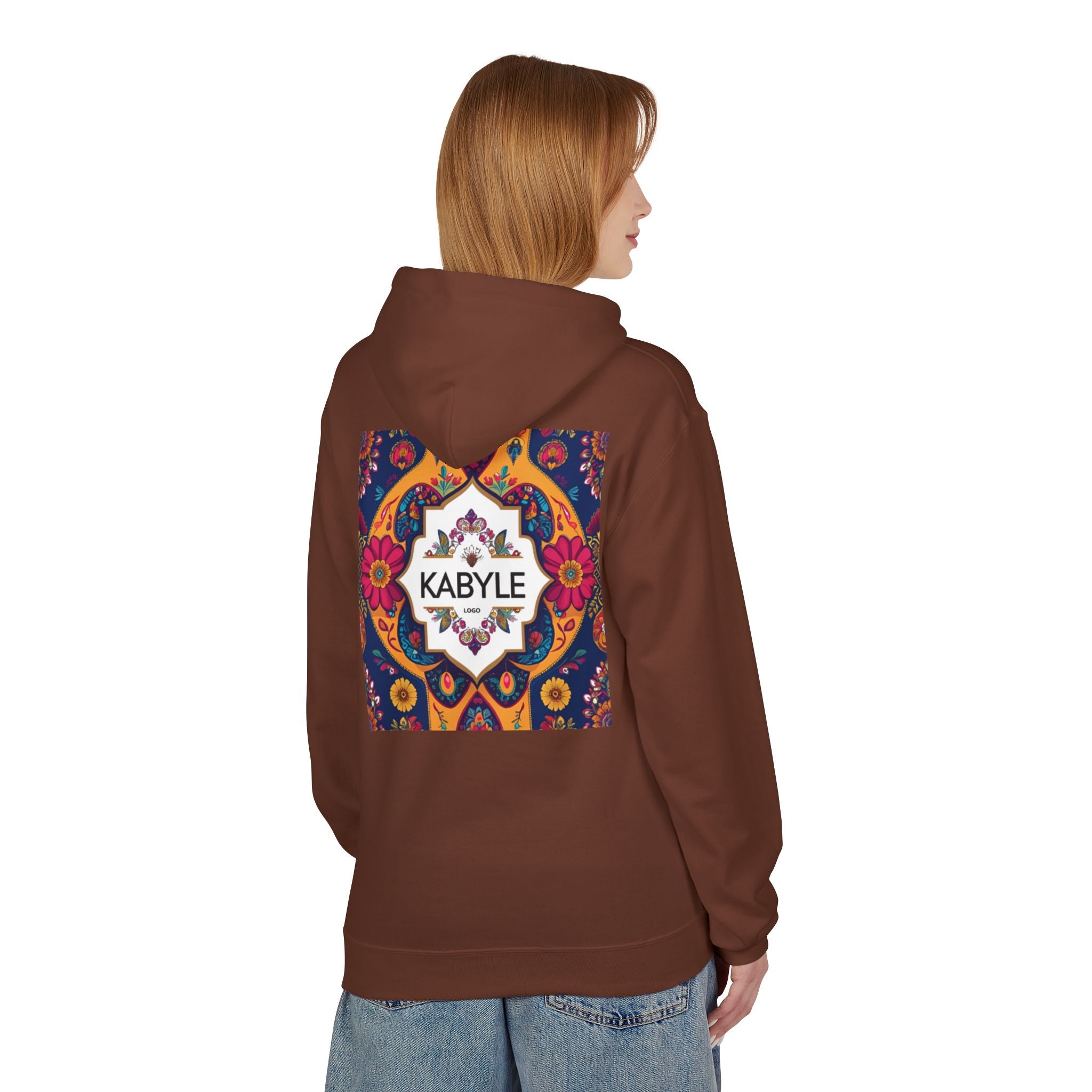 Colorful KABYLE Pattern Hoodie - Cozy Unisex Sweatshirt, Artsy Casual Wear, Perfect Gift for Art Lovers, Everyday Fashion