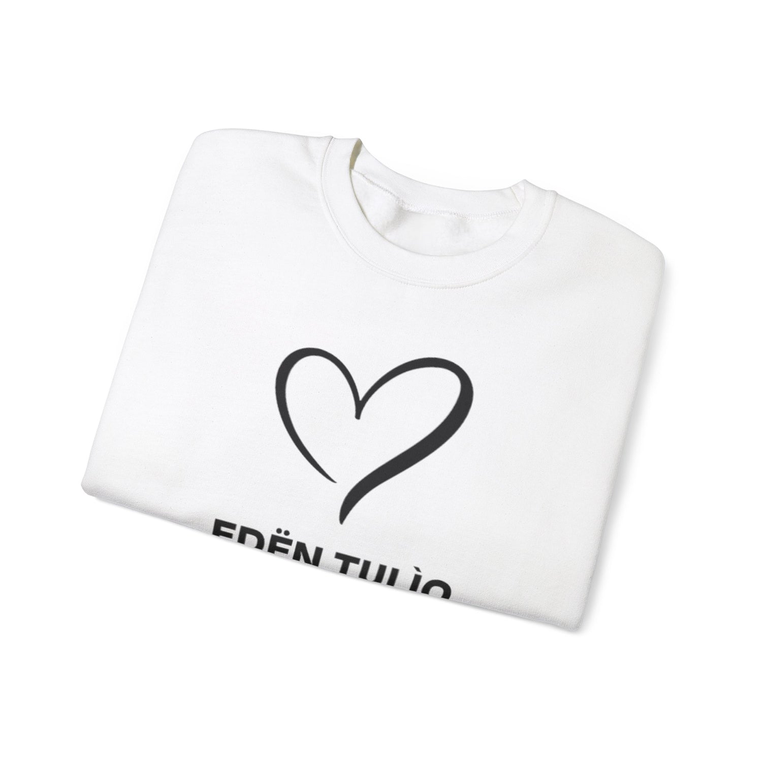Sweat-shirt Ras du Cou  Eden Tulio Unisexe en Mélange Épais