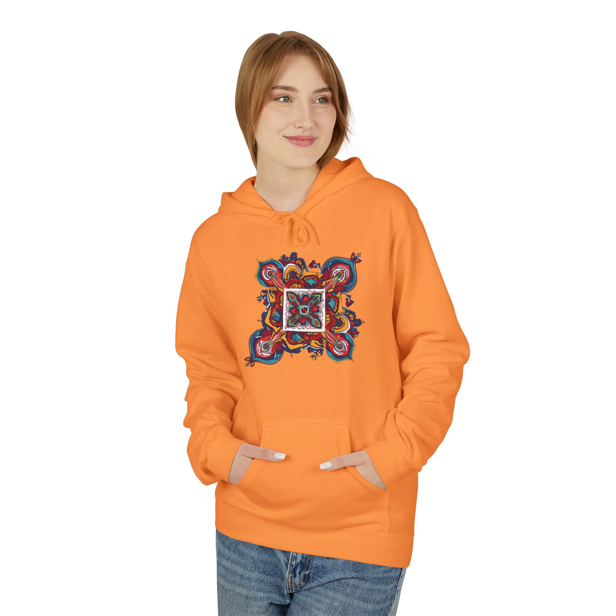 Colorful KABYLE Pattern Hoodie - Cozy Unisex Sweatshirt, Artsy Casual Wear, Perfect Gift for Art Lovers, Everyday Fashion