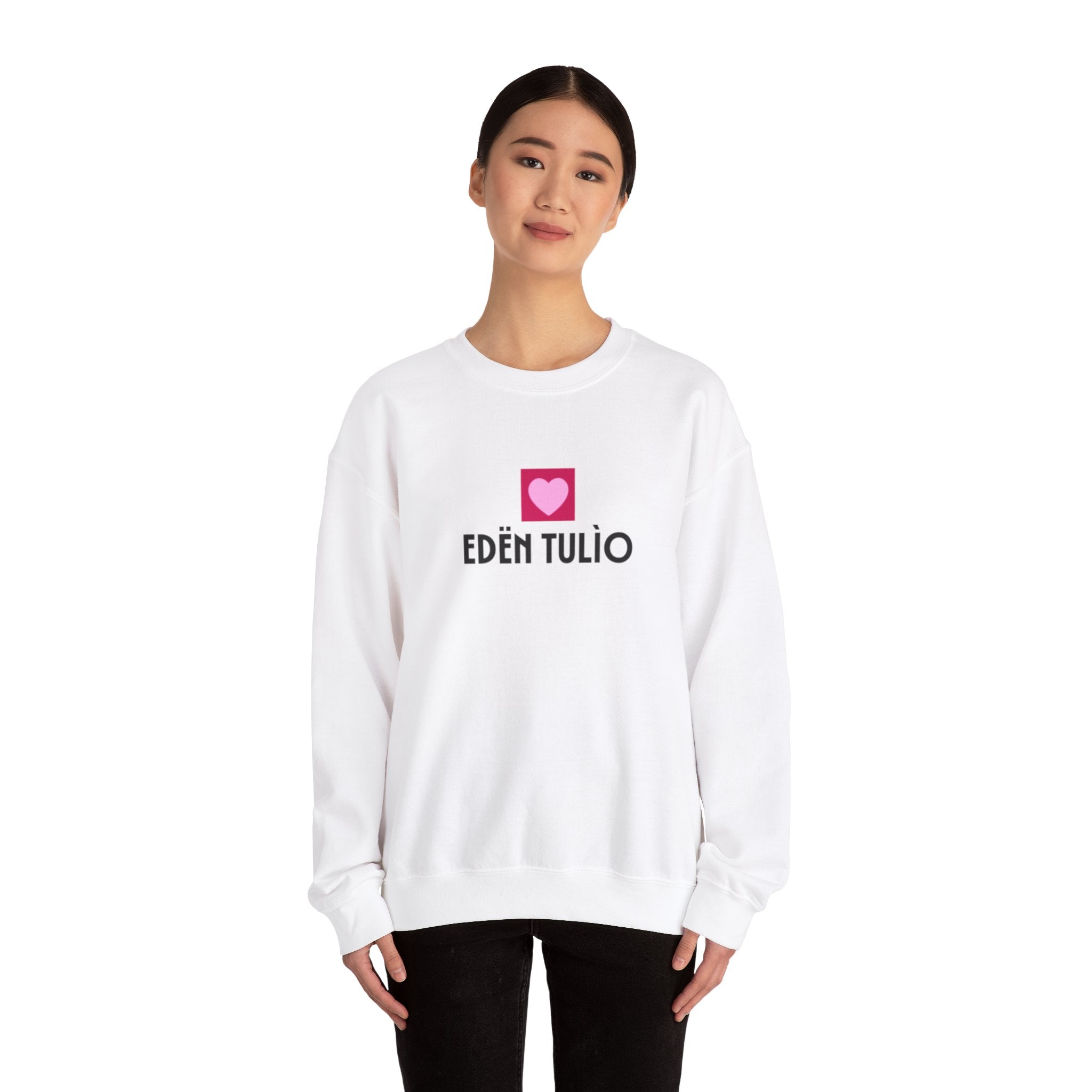 Sweat-shirt love Ras du Cou Unisexe en Mélange Épais  50 % coton et 50 % polyester confort, style et durabilité.