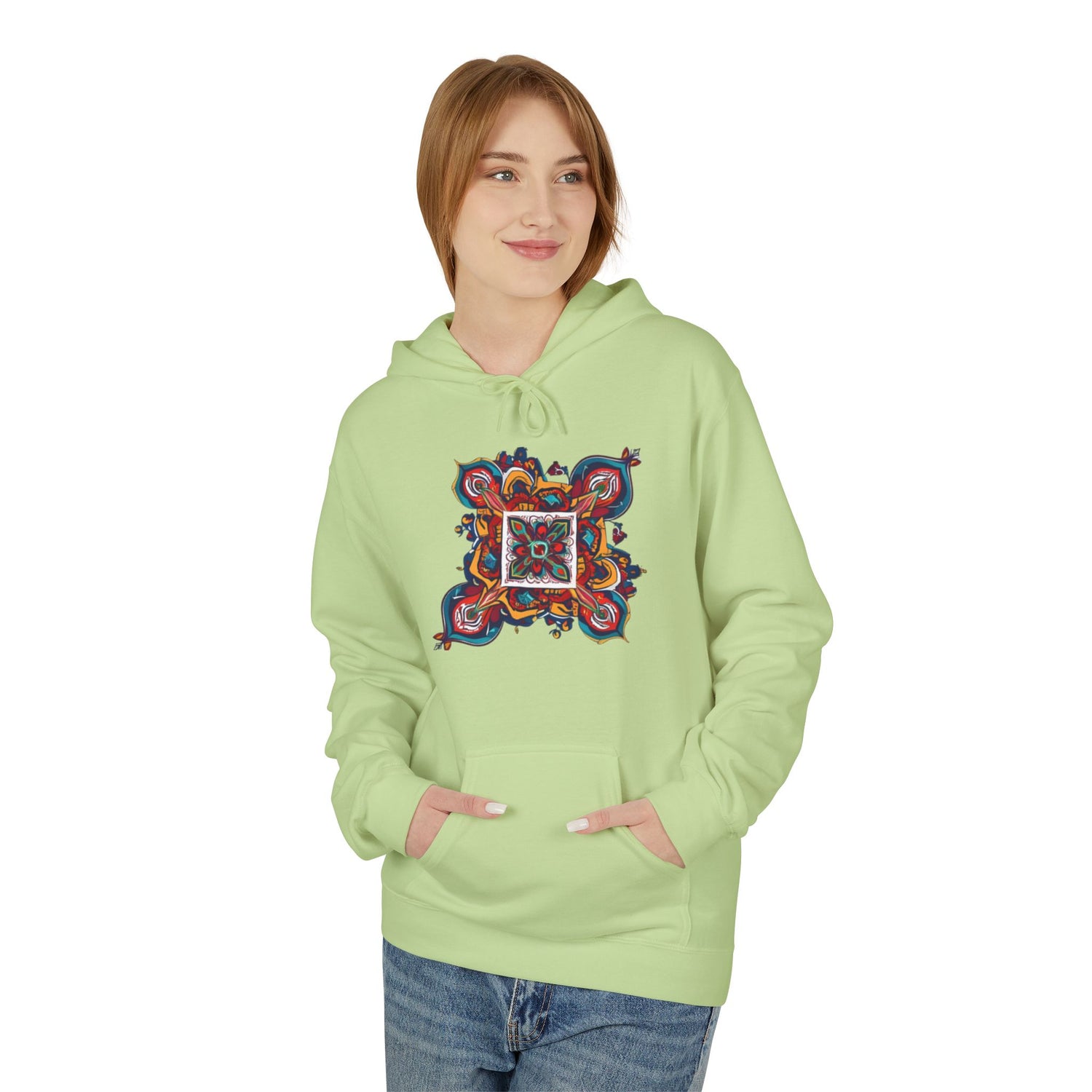Colorful KABYLE Pattern Hoodie - Cozy Unisex Sweatshirt, Artsy Casual Wear, Perfect Gift for Art Lovers, Everyday Fashion
